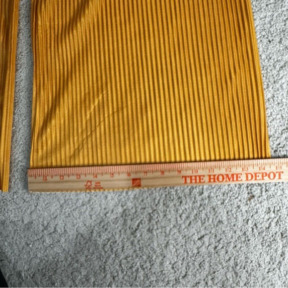 NWT Island Crew Hawaii Womens Mustard Yellow Wide-Leg Pants XL - Picture 3 of 12